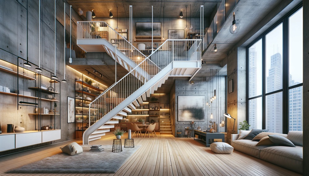 Reaching New Heights: The Innovative Design Of Loft Stairs - All Things ...